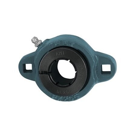 Ami Bearings AMI BEARINGS -SINGLE ROW BALL BEARING - 15/16in WIDE ACCU-LOC MALLEABLE 2-BOLT FLANGE UEFX205-15